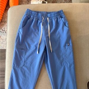 Ceil Blue Figs High Waisted Dowa Pants